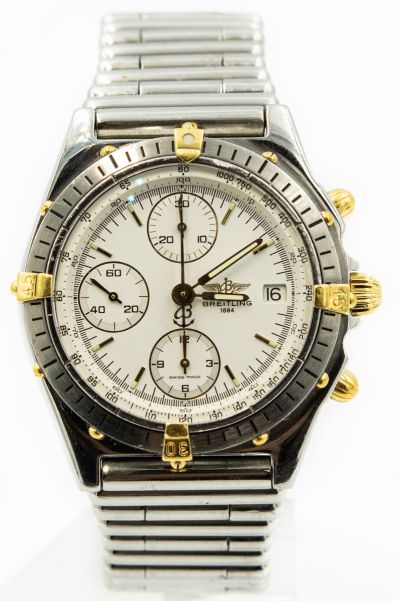 Men's Steel Automatic Breitling Chronomat Wristwatch Ref 81950. 