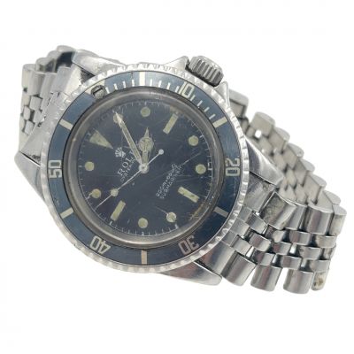 Men's Steel Rolex Submariner Ref 5513, Circa 1970