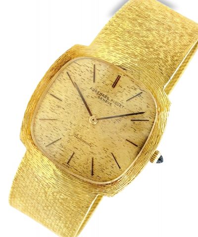 18K Yellow Gold Automatic Audemars Piguet Wristwatch, C.1969.