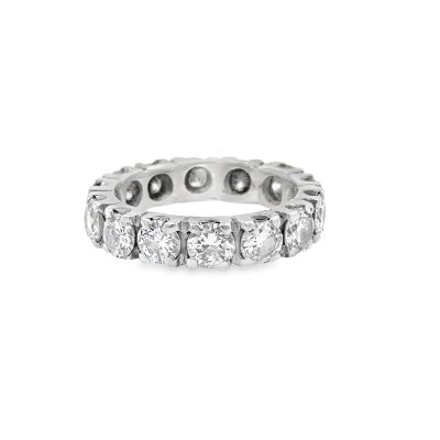 Estate Platinum and Diamond Eternity Ring
