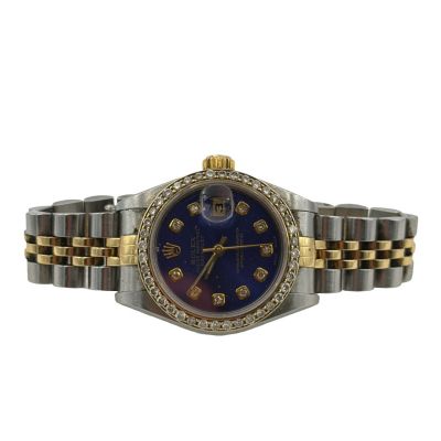 Ladies Two Tone Rolex Datejust Model Ref 79173 Circa 2001