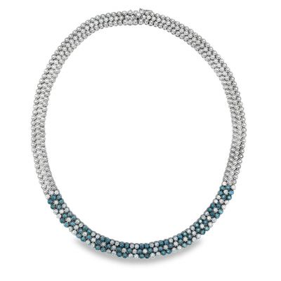 Fancy Color Diamond Necklace 