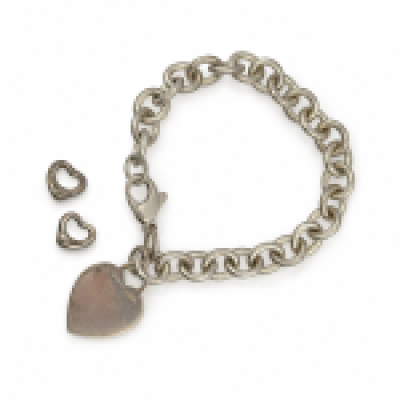 Heart Charm Bracelet and Elsa Peretti Earrings