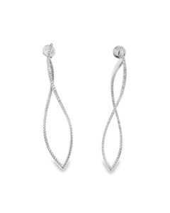 Estate Gold and Diamond Hoop Earrings by Piranesi 