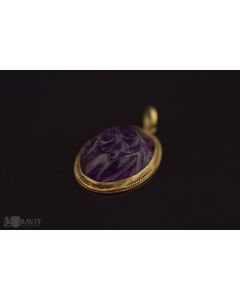 Victorian Vermeil Amethyst Pendant