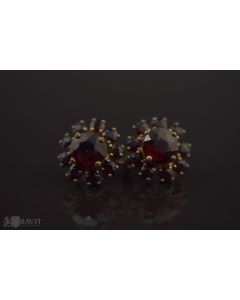 Victorian Garnet Earrings 