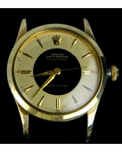 MK Personal Collection Rare Bulls Eye Dial Rolex Explorer Super Precision Ref 5506 Wristwatch No. 465871 Circa 1959