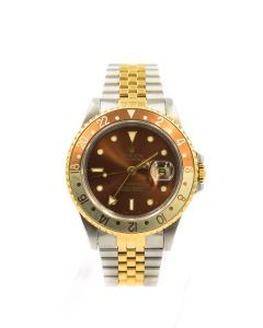 MK Personal Collection Rolex Root Beer GMT Master Wristwatch Ref 16713 Circa 1990/1 with Papers