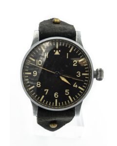 MK Personal Collection Rare Model A Pilots Wristwatch By Stowa B-Uhr No. 5122 Made in 1942 by Walter Storz