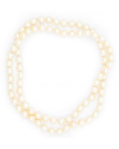 Contemporary Endless Cultured Pearl Necklace