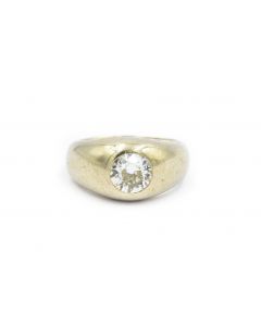 Estate Property of Gerard Marenghi Estate White Gold and Diamond Ring