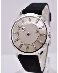 MK Personal Collection - Rare LeCoultre Galaxy Wristwatch Automatic Movement Circa 1957 with Archives Minty! 