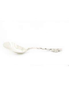 Tiffany & Co Sterling Silver Large Serving Spoon Strawberry Vine 