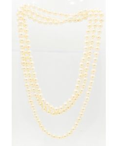 Estate 4 Strand Pearl Necklace