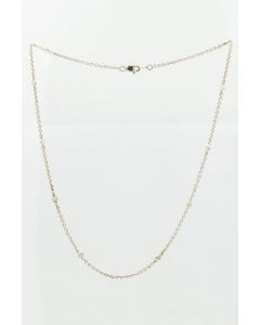 Estate Contemporary White Gold and Diamond Necklace