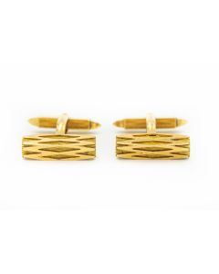Estate Tiffany & Co Yellow Gold Cufflinks