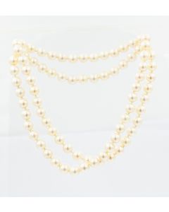 Estate Endless Pearl Necklace