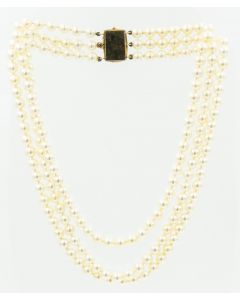 Estate 1950's Cultured Pearl Necklace