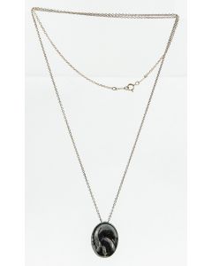 Estate Sterling Silver Capricorn Pendant Necklace by Tiffany & Co. Elsa Peretti 