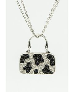 Estate Diamond Handbag Collection Pendant by Mirabella 