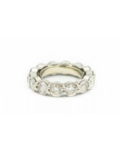 Estate Platinum and Diamond Eternity Band 