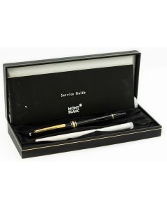 Black Mont Blanc Roller Ball Pen with Box and Papers