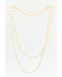 Estate Opera Length Cultured Pearl Necklace 