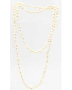 Estate Cultured Pearl Single Strand Necklace 