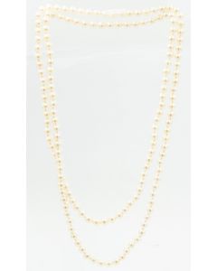 Estate Cultured Pearl Single Strand Necklace 