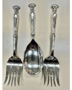 Collection of (3) Sterling Silver Serving Pieces by Romance of The Sea 