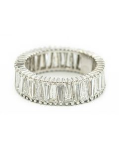 Estate Platinum and Diamond Eternity Band