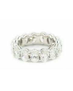 Estate Platinum and Diamond Eternity Ring 