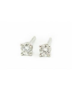 Estate Platinum and Diamond Stud Earrings by Tiffany & Co.