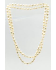 Estate Cultured Pearl Single Strand Necklace 