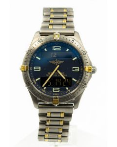 Men's Breitling Titanium Aerospace Wristwatch Ref F65062, JUST FULLY SERVICED!. 