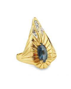 Estate “Feathers” Ring by Erté – Limited Edition. 