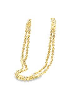 Estate Antique Citrine Faceted Necklace
