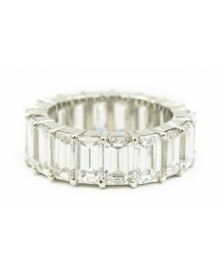 Estate Platinum and Diamond Eternity Ring DC