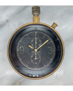 Rare Leonidas Military Chronograph Cockpit Clock - Watch Circa 1930's 