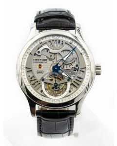 Men's "Steel Wings" 9 Day Chopard LUC Tourbillon Wristwatch Limited Edition of 11/30 Pieces Model 16/8963 