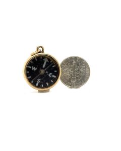 Vintage Gold Compass Charm/Pendant 