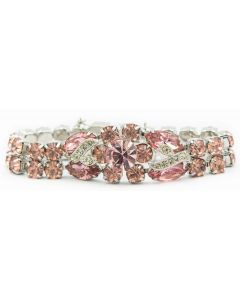 Vintage Pink Ice Bracelet by Eisenberg 