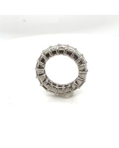 Estate Platinum and Diamond Eternity Ring 