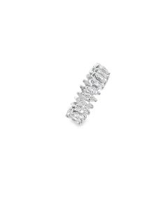 Estate Vintage Platinum and Diamond Eternity Ring 