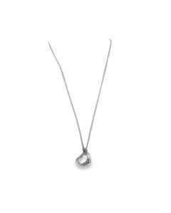 Tiffany & Co Silver Heart Necklace By Paloma Picasso measuring 16 inches in length. 