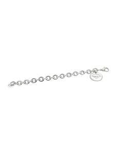 Estate Sterling Silver "Please Return To" Charm Bracelet by Tiffany & Co. 