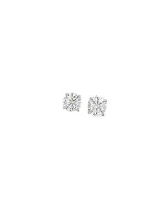 Estate White Gold and Diamond Studs Earrings 