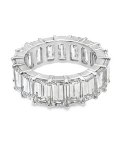 Estate Platinum and Diamond Eternity Ring 9.47cts with GIA Report