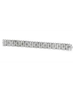 18K White Gold Diamond Bracelet 