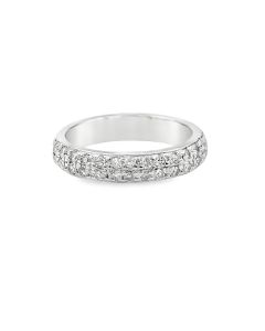 Estate White Gold and Diamond Ring 